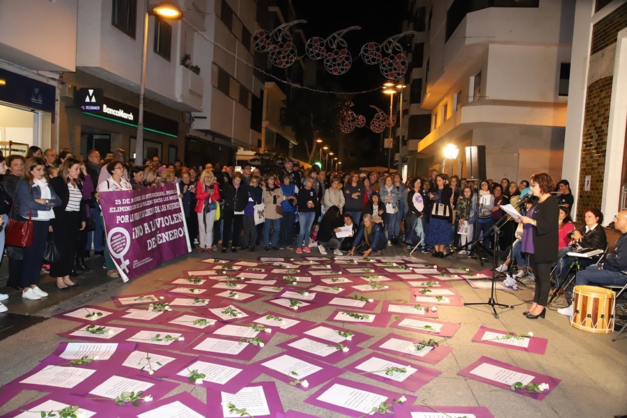 As Fue La Concentraci N Contra La Violencia De G Nero En Lanzarote