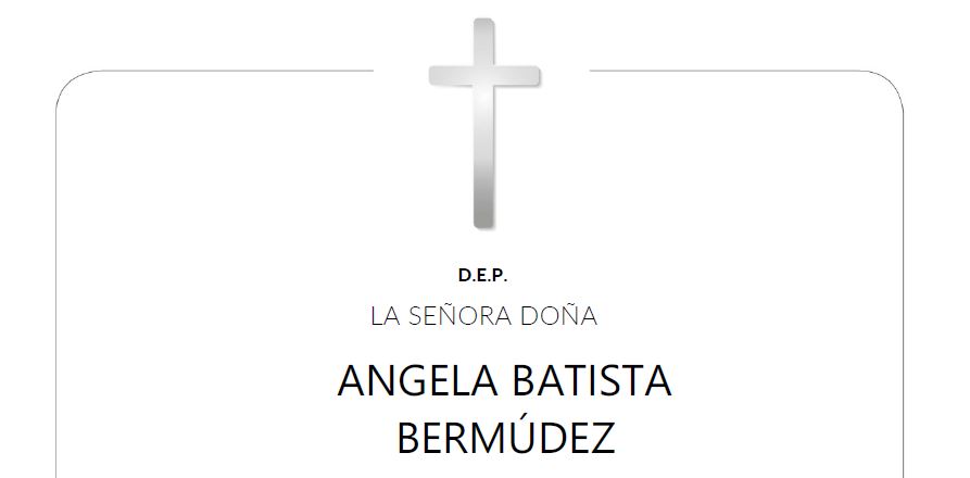 DEP Angela Batista Bermudez DEP Angela Batista Bermudez