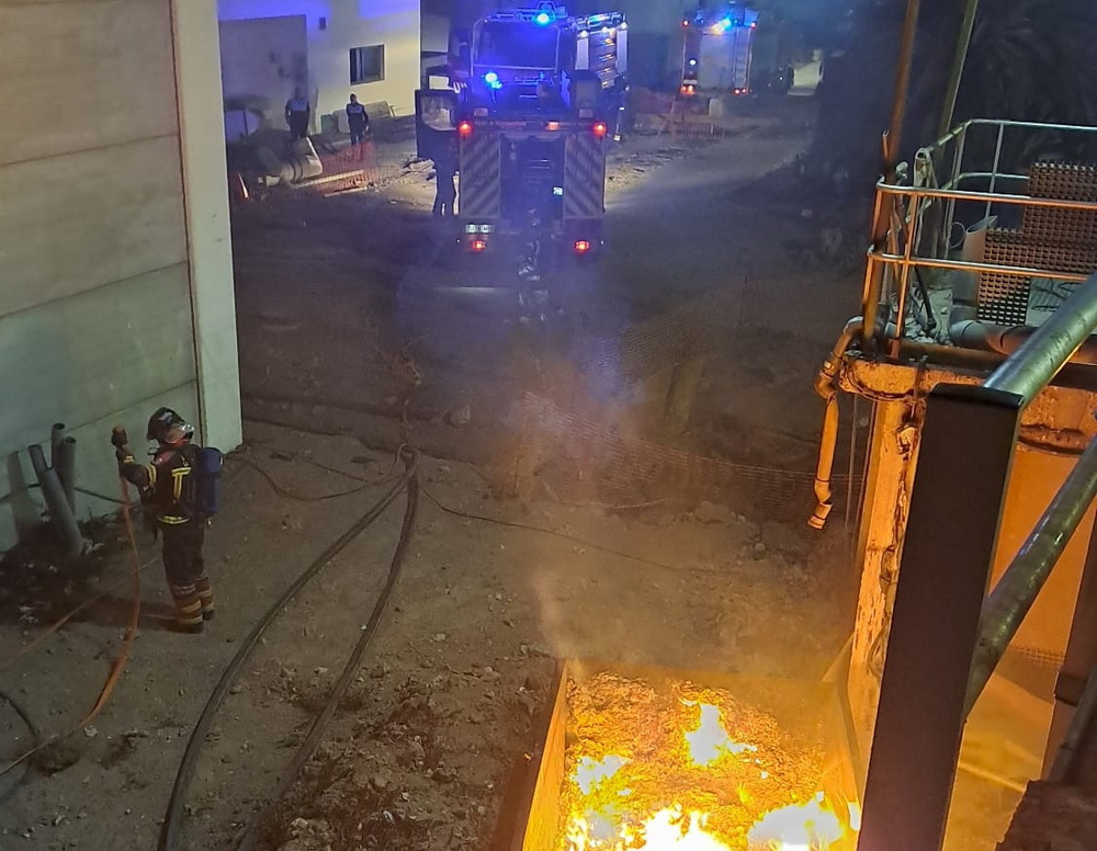 Incendio depuradora LZ 20 Incendio depuradora LZ 20