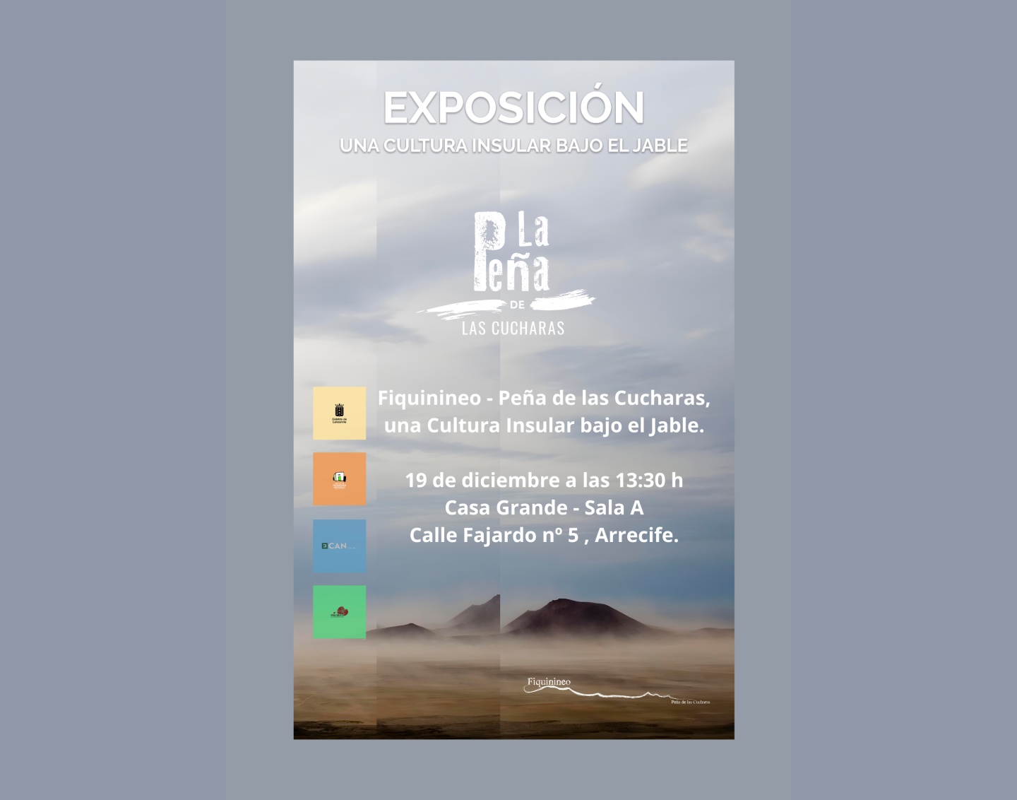 Una exposición del Servicio de Patrimonio Histórico del Cabildo mostrará en la Casa Grande décadas de investigación arqueológica en Lanzarote Una exposición del Servicio de Patrimonio Histórico del Cabildo mostrará en la Casa Grande décadas de investigación arqueológica en Lanzarote