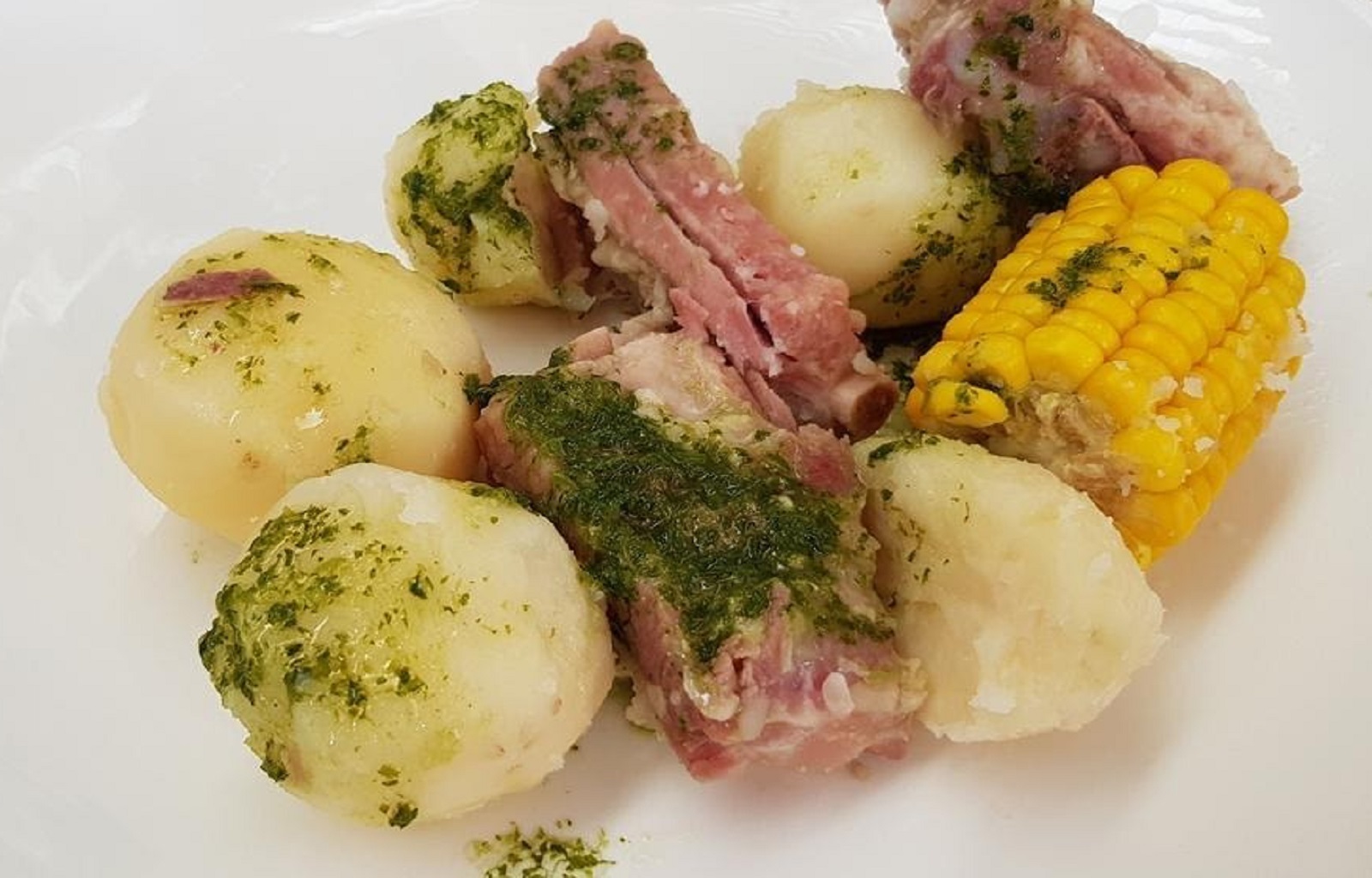 costillas con piña costillas con piña