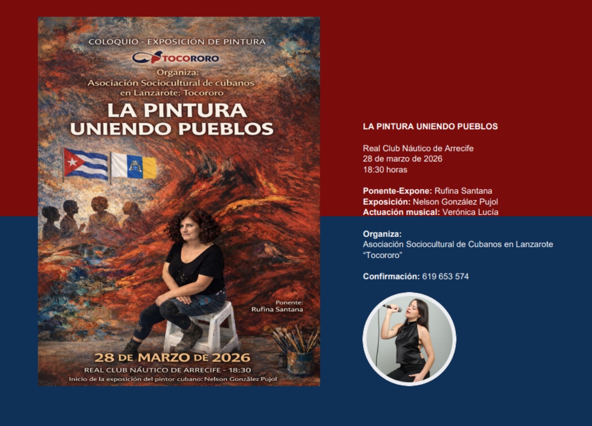 La jornada, que se celebrará el sábado 28 de marzo, contará con la participación de la pintora Rufina Santana La jornada, que se celebrará el sábado 28 de marzo, contará con la participación de la pintora Rufina Santana