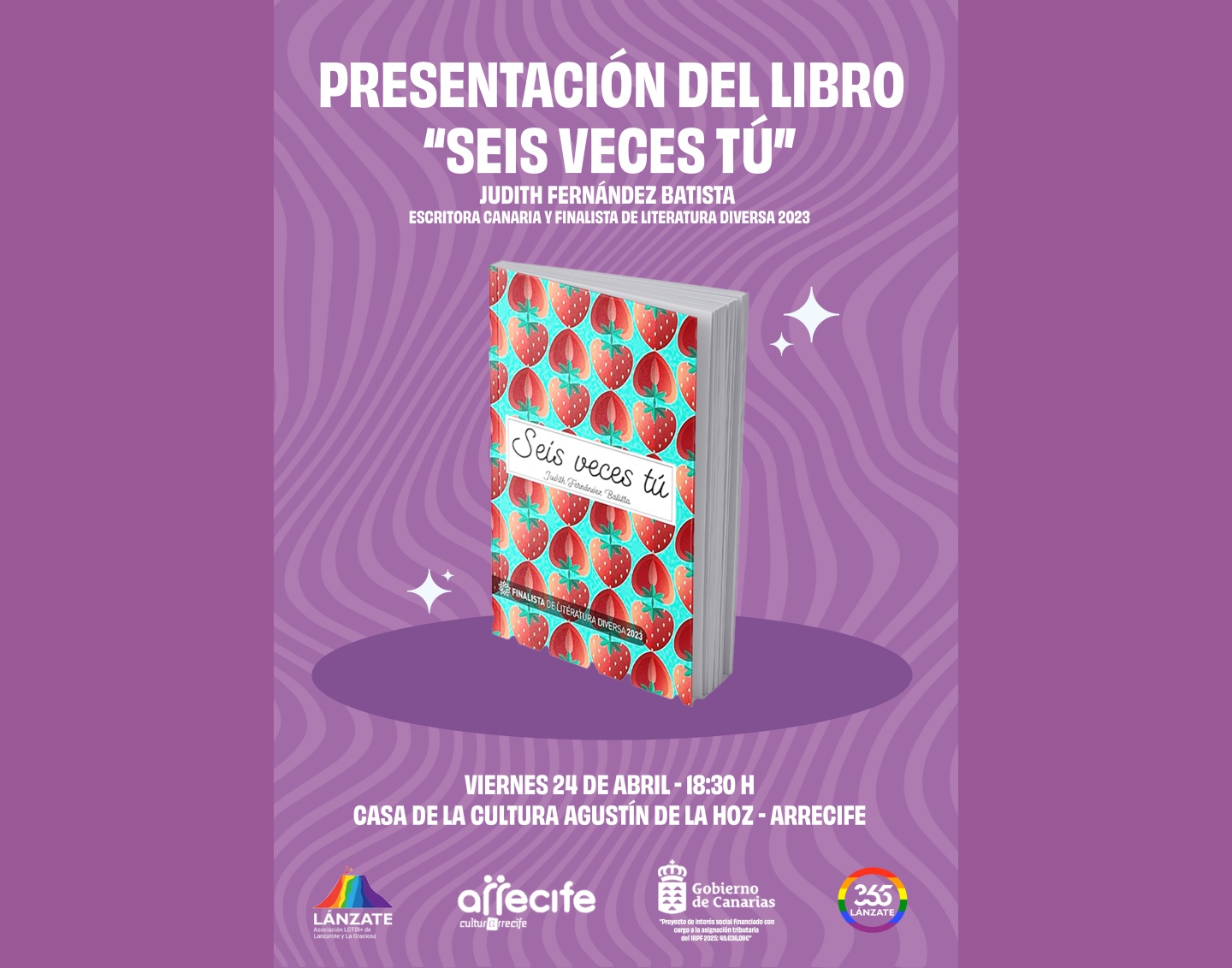 Con inicio a las 18.30 horas el acto está organizado por la Asociación LGTBI+ Lánzate con motivo de la celebración del Día de la Visibilidad Lésbica Con inicio a las 18.30 horas el acto está organizado por la Asociación LGTBI+ Lánzate con motivo de la celebración del Día de la Visibilidad Lésbica