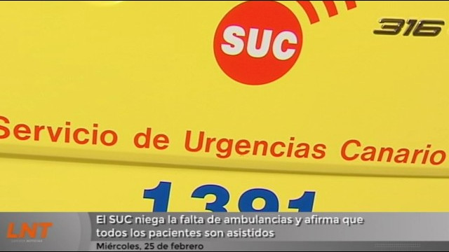 El SUC niega la falta de ambulancias y afirma que todos los pacientes son asistidos El SUC niega la falta de ambulancias y afirma que todos los pacientes son asistidos