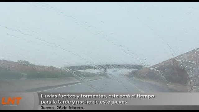Lluvias fuertes y tormentas, este será el tiempo para la tarde y noche de este jueves Lluvias fuertes y tormentas, este será el tiempo para la tarde y noche de este jueves
