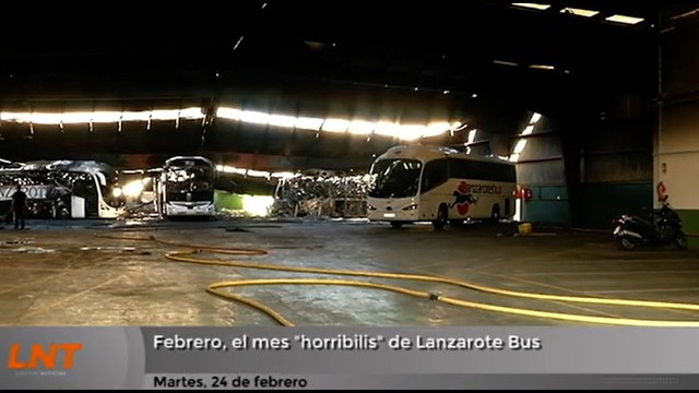Febrero, el mes ‘horribilis’ de Lanzarote Bus Febrero, el mes ‘horribilis’ de Lanzarote Bus