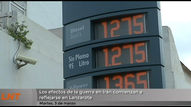 Los efectos de la guerra en Irán comienzan a reflejarse en Lanzarote Los efectos de la guerra en Irán comienzan a reflejarse en Lanzarote
