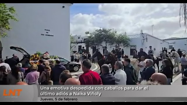 Una emotiva despedida con caballos para dar el último adiós a Naika Viñoly Una emotiva despedida con caballos para dar el último adiós a Naika Viñoly