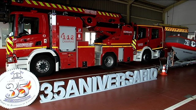 Mejoras y actividades para celebrar los 35 años del Parque de Bomberos de Lanzarote Mejoras y actividades para celebrar los 35 años del Parque de Bomberos de Lanzarote