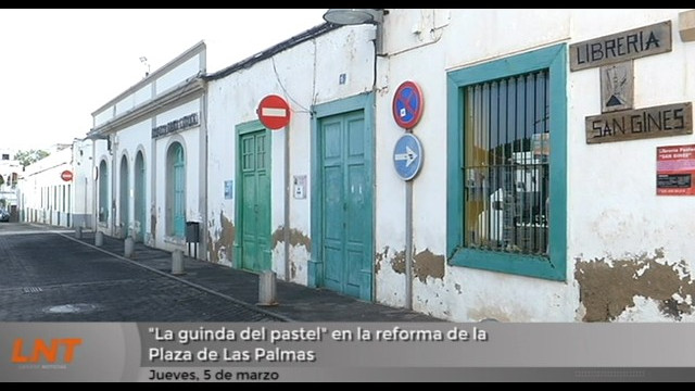 "La guinda del pastel" en la reforma de la Plaza de Las Palmas "La guinda del pastel" en la reforma de la Plaza de Las Palmas