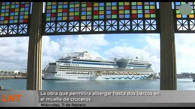 La obra que permitirá albergar hasta dos barcos en el muelle de cruceros La obra que permitirá albergar hasta dos barcos en el muelle de cruceros