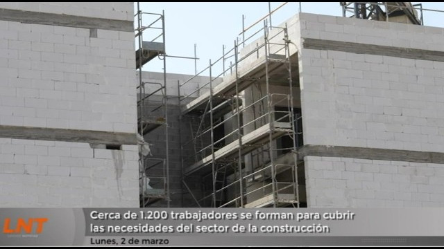 Cerca de 1.200 trabajadores se forman para cubrir las necesidades del sector de la construcción Cerca de 1.200 trabajadores se forman para cubrir las necesidades del sector de la construcción