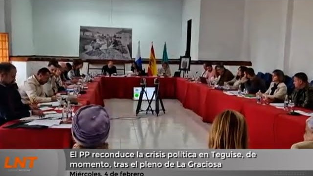 El PP logra reconducir la crisis política en Teguise tras el pleno celebrado en La Graciosa El PP logra reconducir la crisis política en Teguise tras el pleno celebrado en La Graciosa