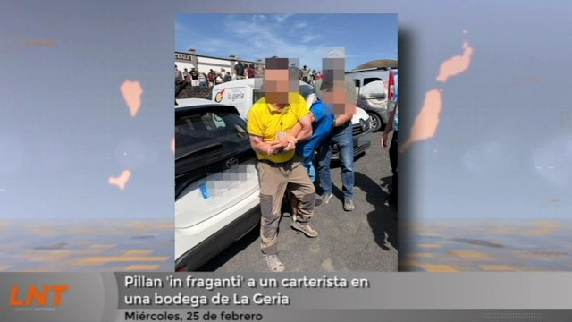 Pillan 'in fraganti' a un carterista en una bodega de La Geria Pillan 'in fraganti' a un carterista en una bodega de La Geria